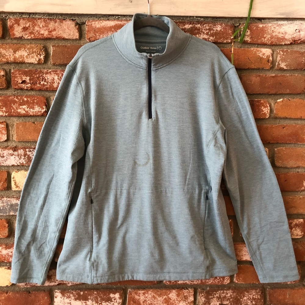 Outdoor Voices 1/4 Zip Athletic Fleece Pullover